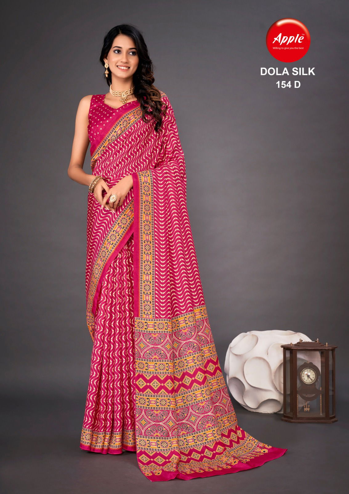 Dola Silk Vol 154 By Apple Daily Wear Saree Catalog
